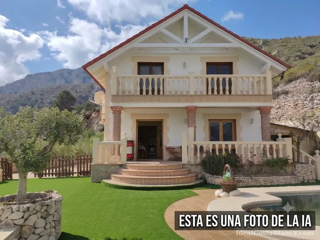 Chalet Con Piscina En Venta En Confrides