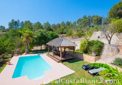 Chalet Con vista al mar y piscina en Guadalest